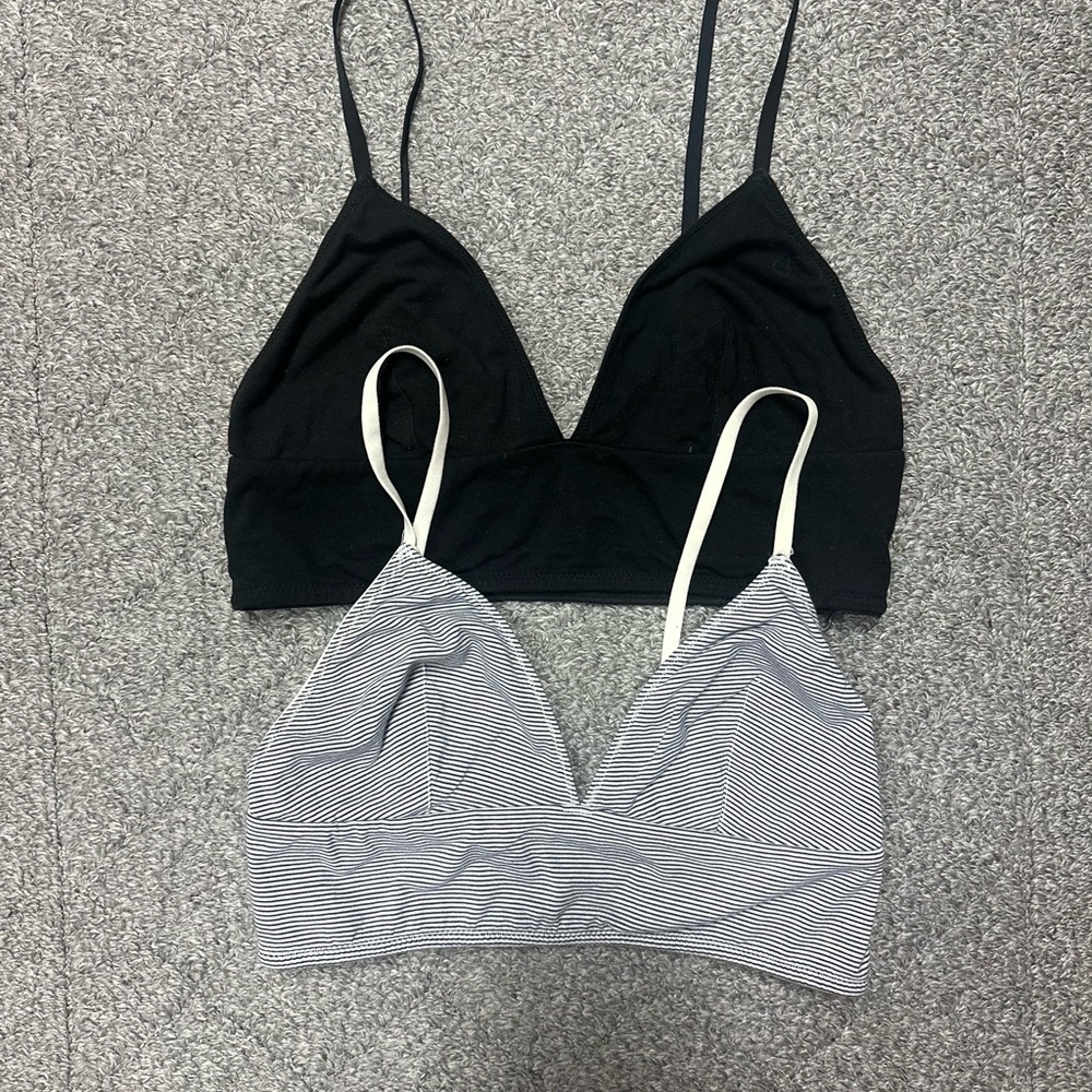 Madewell Triangle Cup Bralettes